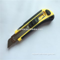 easy cutting stainless blade ABS handle utility knife